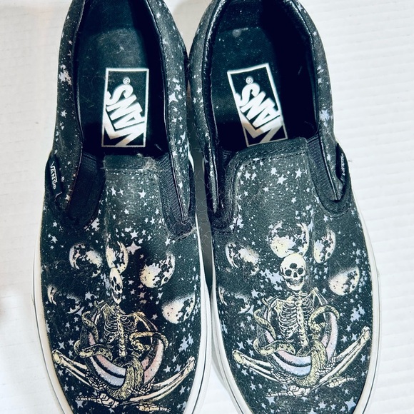 VANS Celestial Skeleton Moon slip on sneakers - Picture 3 of 8